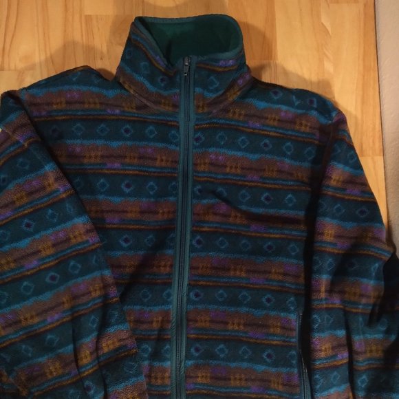 Men's Multicolor Patterned Jacket - Picture 1 of 7